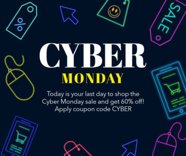 Cyber Monday Facebook Post Template with a Neon Style 622m-1798