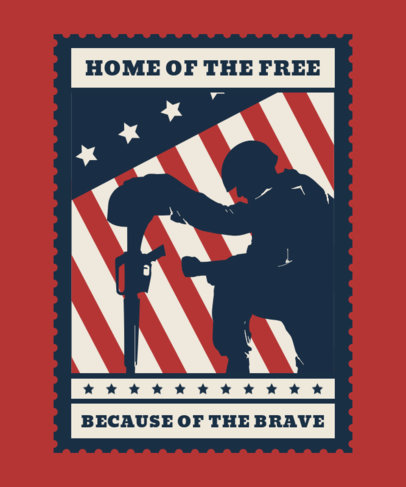 T-Shirt Design Generator for a Veterans Day Celebration