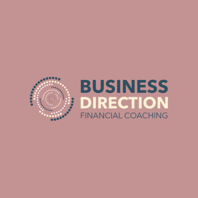 Business Coaching Logo Maker with Abstract Icons
