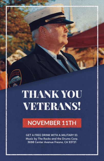 Flyer Generator for a Veterans Day Celebration