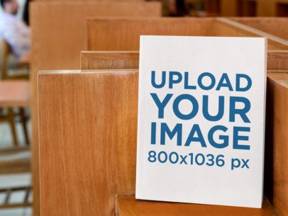 Ebook Mockup Standing on a Library Shelf a9887