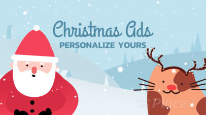 YouTube Ad Video Maker for a Christmas Offer