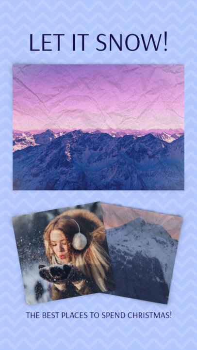 Instagram Story Maker with a Merry Christmas Theme