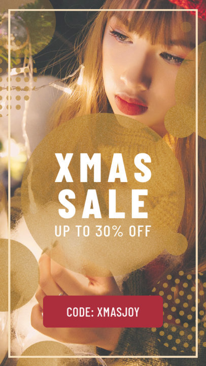 Christmas Sale Instagram Story Template 