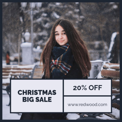 Instagram Post Maker for a Limited-Time Christmas Discount