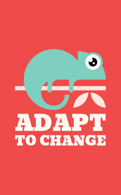 Cool T-Shirt Design Maker Featuring a Chameleon Illustration 1152o 6-el