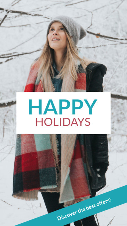 Modern Christmas Instagram Story Maker 