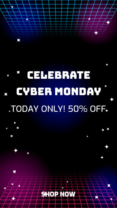 Cyber Monday Instagram Story Template for Tech Deals