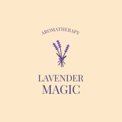 Alternative Medicine Logo Maker Featuring a Lavender Clipart