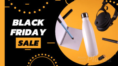 Black Friday Facebook Cover Video Maker with Flashing Dots