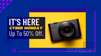 Slideshow Template for a Cyber Monday Apparel Promotion