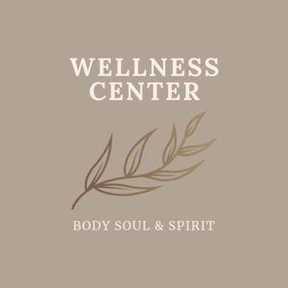 Alternative Medicine Logo Maker for a Wellness Center