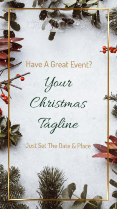Holiday Instagram Story Video Maker for a Christmas Party 