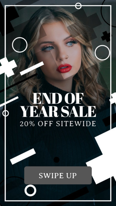 Instagram Story Maker for an End of Year Sale