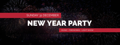 Facebook Cover Template to Celebrate New Year