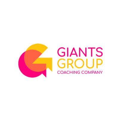 Coaching Company Logo Maker with Overlapping Icons
