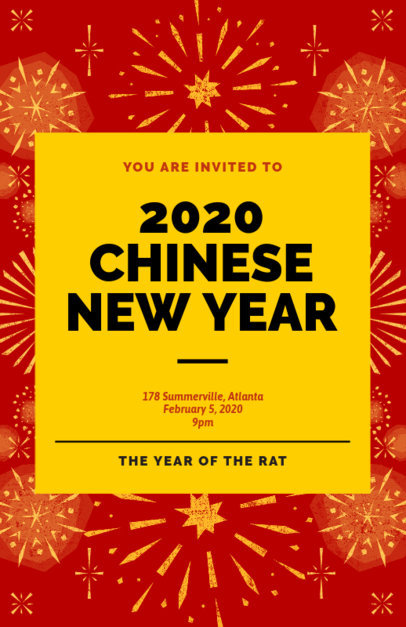 Flyer Maker to Celebrate the Chinese New Year 238q-1870