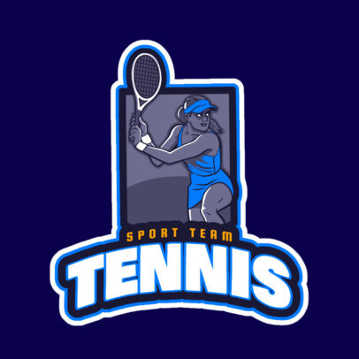 Logo Maker for a Women's Tennis Team