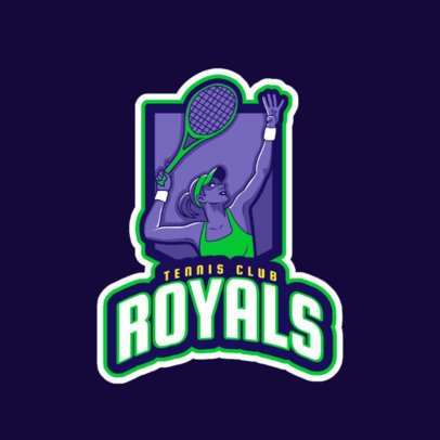 Logo Maker for a Women's Tennis Club 