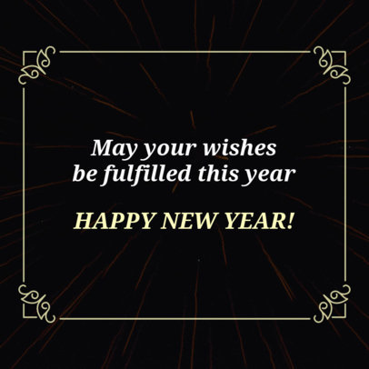Instagram Post Maker for a Happy New Year's Message 16613f 1858