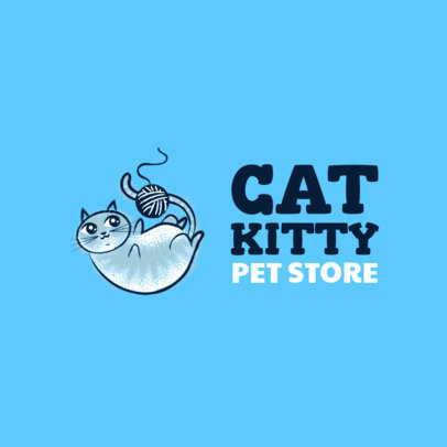 Logo Maker for a Cat Focused Pet Store