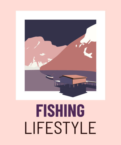 T-Shirt Design Maker Featuring Outdoor Hobbies Clipart