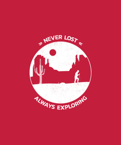 T-Shirt Design Maker for an Explorer