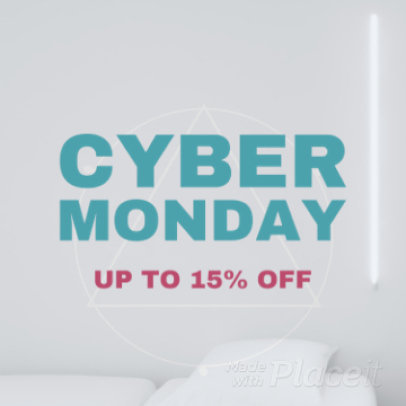 Cyber Monday Instagram Video Maker with Animated Transitions