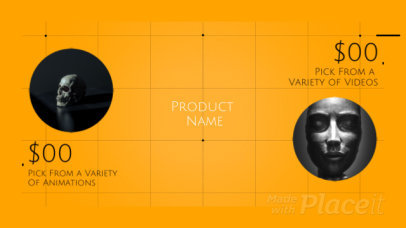 Dynamic Product Catalog Maker with a Skull Animation 1949