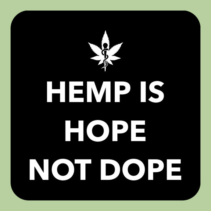 Instagram Post Template Featuring a Cannabis Leaf Graphic