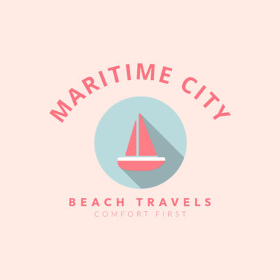 Minimal Logo Generator for Travel Agencies 
