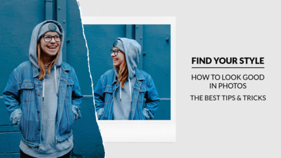Collage-Design YouTube Thumbnail Maker for Trendy Apparel Brands