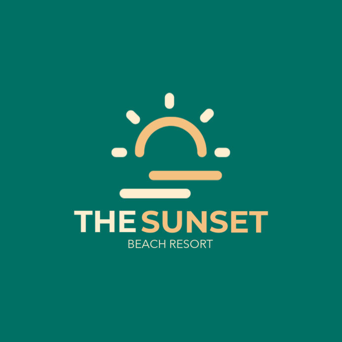 Placeit - Minimal Online Logo Generator for a Beach Resort