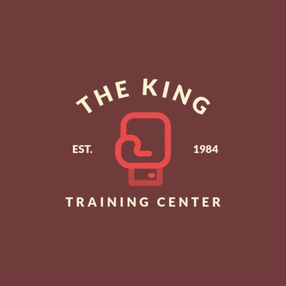 Boxing Gym Logo Maker with a Boxing Glove Icon 