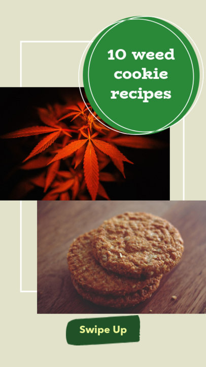 Instagram Story Creator for Cannabis Recipes 858g-1889