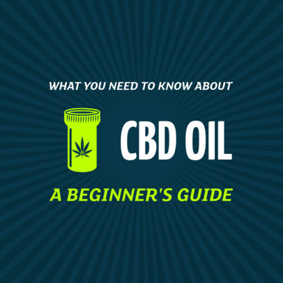 CBD Oil Guide Social Media Template
