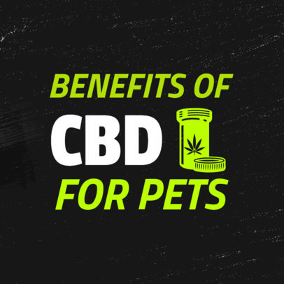 Facebook Post Template On CBD Benefits for Pets