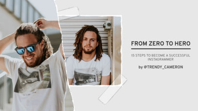 YouTube Thumbnail Maker Featuring a Collage with Influencer Ideas