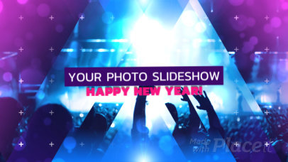 Slideshow Maker for a New Year's Celebration with Cinematographic Transitions 1967