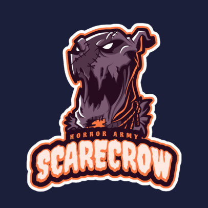 LoL-Inspired Logo Maker Featuring an Evil Scarecrow 
