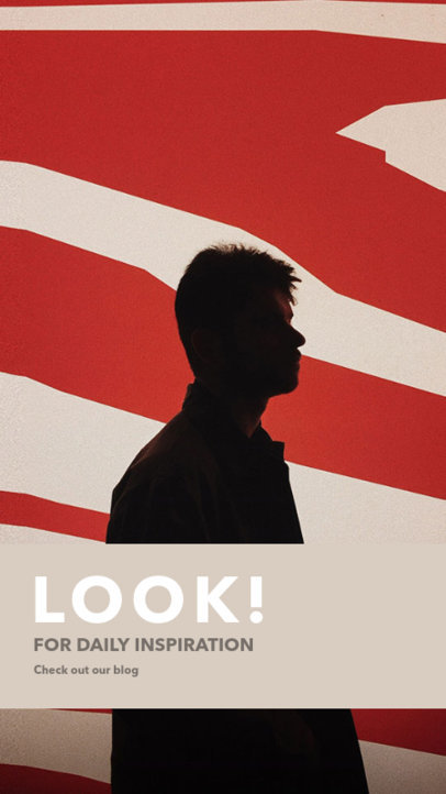 Minimalist Instagram Story Template for Fashion Influencers