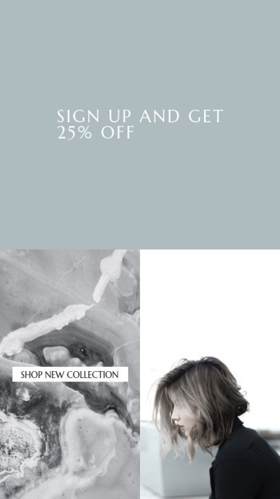 Instagram Story Generator for an Apparel Brand's Special Discount 969i 1882