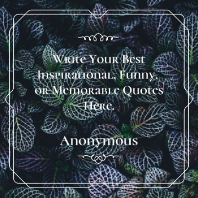 Instagram Video Maker for an Inspirational Quote Post with an Animated Frame