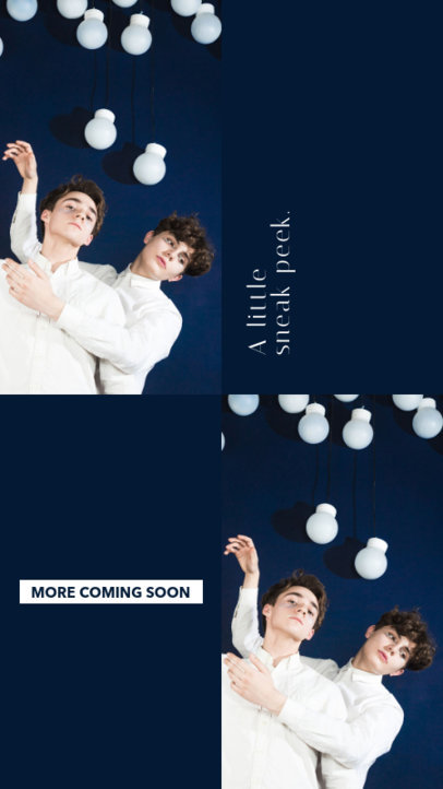 Instagram Story Maker Featuring a Fashion Brand's Sneak Peek to its New Collection 969k 1882