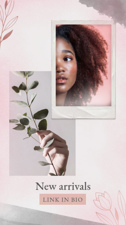 Instagram Story Template for a Brand's New Arrivals Announcement