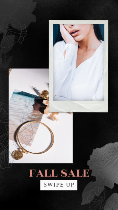 Instagram Story Template for a Jewelry Brand's Fall Sale 1899l