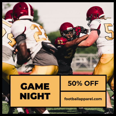 Instagram Post Maker for a Game Night Sale