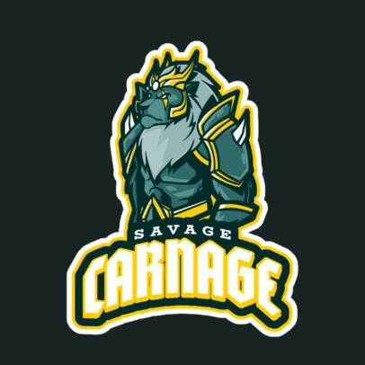 Illustrated Logo Maker Inspired by a League of Legends' Champion