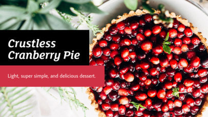 YouTube Thumbnail Creator for a Dessert Cooking Video