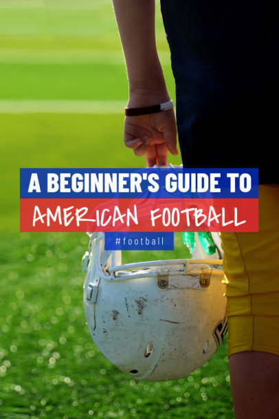 Football Pinterest Pin Template Beginner's Guide 1122l-1935